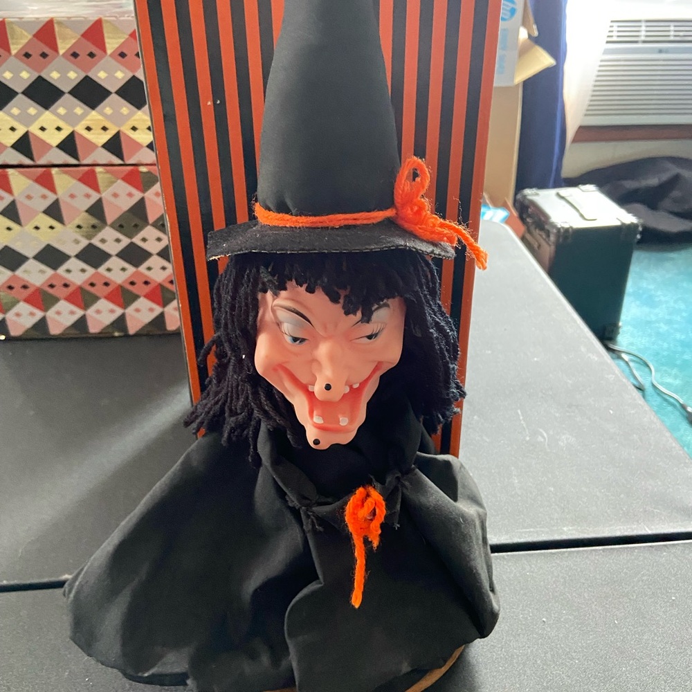 Vintage tabletop witch